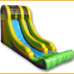 Inflatable 19′ Front Load Single Lane Slide S050