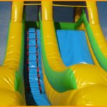 Inflatable 19′ Front Load Single Lane Slide S050