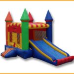 Inflatable 2 in 1 Multicolor Castle Combo C088