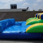 Inflatable 20′ Double Lane Water Slide W103
