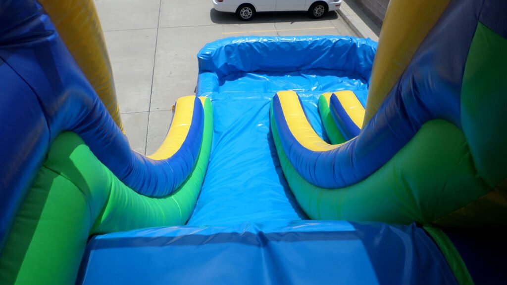 Inflatable 20′ Double Lane Water Slide W103
