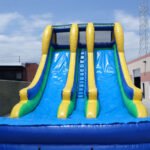 Inflatable 20′ Double Lane Water Slide W103