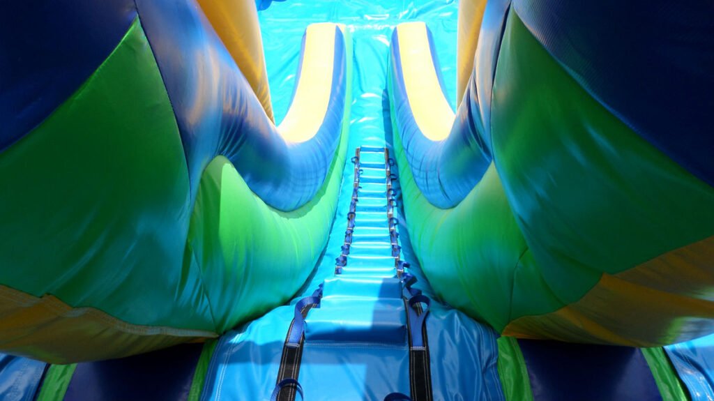 Inflatable 20′ Double Lane Water Slide W103