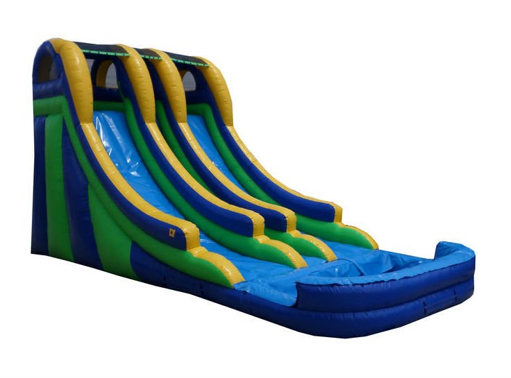Inflatable 20′ Double Lane Water Slide W103