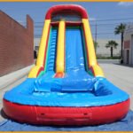 Inflatable 20′ Front Load Water Slide W039