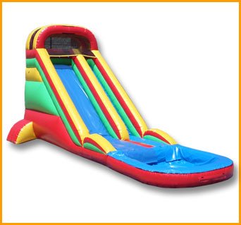 Inflatable 20′ Front Load Water Slide W039