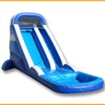 Inflatable 20′ Front Load Water Slide W086