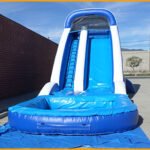 Inflatable 20′ Front Load Water Slide W086