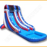 Inflatable 20′ Independence Day Water Slide W099