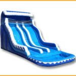 Inflatable 20′ Ocean Wave Double Water Slide W084