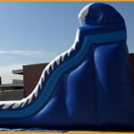 Inflatable 20′ Ocean Wave Double Water Slide W084