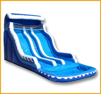 Inflatable 20′ Ocean Wave Double Water Slide W084