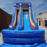 Inflatable 20′ Single Lane Water Slide W102