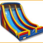 Inflatable 24′ Double Climber Slide S051
