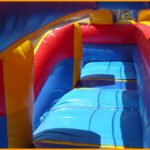 Inflatable 24′ Double Climber Slide S051