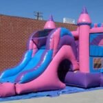 Inflatable 3 in 1 Wet Dry Castle Module Combo C139
