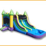 Inflatable 3 in 1 Wet/Dry Double Slide Combo C098