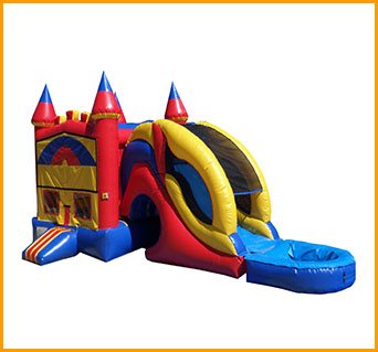 Inflatable 3 in 1 Wet and Dry Castle Module Combo C140