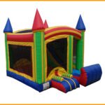 Inflatable 4 in 1 Wet Dry Multicolor Castle Combo C129