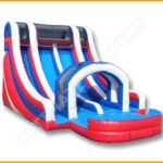 Inflatable All American Double Lane Splash Water Slide W092