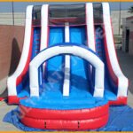 Inflatable All American Double Lane Splash Water Slide W092