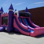 Inflatable Double Lane Wet Dry Princess Combo C121