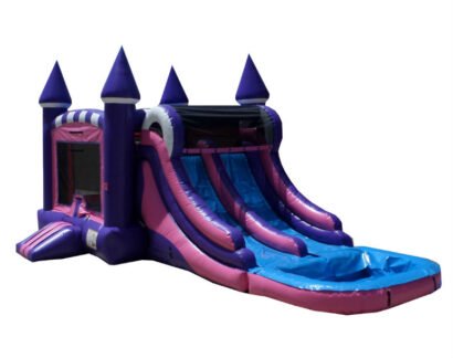 Inflatable Double Lane Wet Dry Princess Combo C121