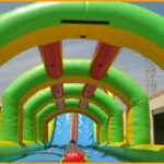 Inflatable Double Lane Splish Splash W054