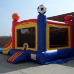 Inflatable Double Lane Wet Dry Sports Combo C124