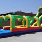 Inflatable Double Load Summer Splash Water Slide W108
