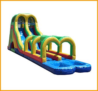 Inflatable Double Load Summer Splash Water Slide W108