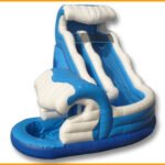 Inflatable Giant Curve Water Slide W049