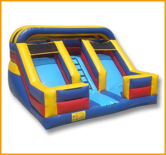 Inflatable Indoor 12′ Double Lane Slide N021