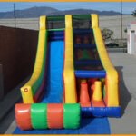 Inflatable Multicolor Incline Slide S057