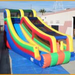 Inflatable Multicolor Incline Slide S057