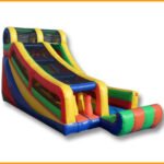 Inflatable Multicolor Incline Slide S057