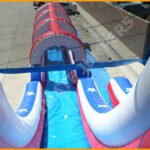 Inflatable Patriotic Splish Splash Water Slide W098