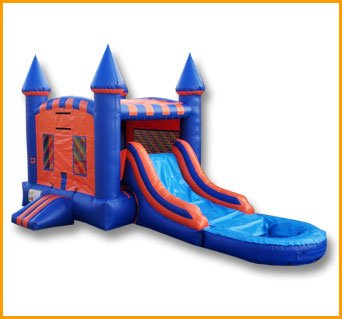 Inflatable Wet Dry Bouncer and Slide Combo C106