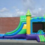 Inflatable Wet Dry Castle Combo C122