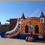 Inflatable Wet Dry Wizard Bouncer Slide Combo C113
