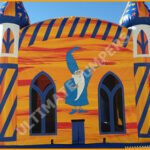 Inflatable Wet Dry Wizard Bouncer Slide Combo C113