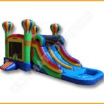 Inflatable Wet Dry Double Slide Balloon Adventures Combo C119