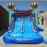 Inflatable Wet Dry Double Slide Balloon Adventures Combo C119