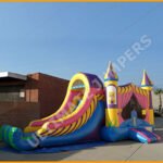 Inflatable Wet/Dry Princess Bouncer and Slide Combo C114