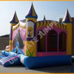 Inflatable Wet/Dry Princess Bouncer and Slide Combo C114