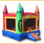 Multicolor Crayon Inflatable Jumper J111