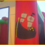 Pirate Ship Inflatable Bouncer J078