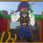 Pirate Ship Inflatable Bouncer J078