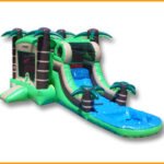 Wet/Dry Tropical Bouncer Slide Combo C091