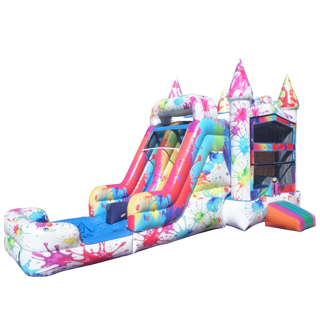 Paint Splatter Dual Lane Wet & Dry Combo C203